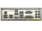 For MSI B85M GAMING Shield I/O IO Rear Baffle Backplate Motherboard