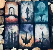 Shadow Journey Tarot - 78 Card Tarot Deck Featuring Dark, Shadowy, Fantasy Art