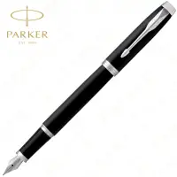 在飛比找momo購物網優惠-【PARKER】派克 新IM 經典霧黑白夾 F尖鋼筆 買鋼筆