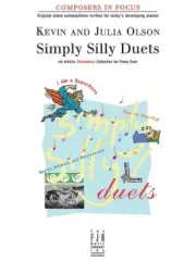 FJH KEVIN AND JULIA OLSON SIMPLY SILLY DUETS BOOK PIANO DUET COMPOSERS IN FOCUS