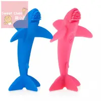 在飛比找蝦皮購物優惠-NUBY 鯊魚固齒器 固齒器(粉 藍色)❤陳小甜嬰兒用品❤