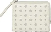 [Rebecca Minkoff] Megan Slim Wallet W/Studs, Porcelain, Porcelain, One Size