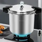 23L Aluminium Pressure Cooker Preserver Canner with Steam Guage Large Capacity