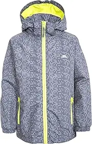 [TRESPASS] Kids Sweeper Waterproof Rain Jacket with Removable