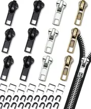Zipper Repair Kit (Pcs), Universal #5 Zipper Replacement Slider Kit, Zipper 52