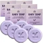 Relaxcation Baby Soap Bar with Lavender Essential Oils & Chamomile - Pack of 6