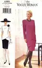 1990's Vogue Misses' Dress Pattern 9385 Size 14-18 UNCUT