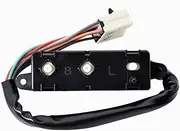 Car Seat Control Switch Left and Right seat Switch Seat Adjustment Switch with Wire 87066-JC65A for Nissan for Teana 2005 2008(Black 2005 Teana Left)