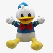 Disney Donald Duck Stuffed Dog Toy Plush With Squeaker 10"