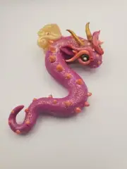 FAERIE DRAGON Christmas Ornament WINDOW HANGER Handmade Polymer Clay HD10