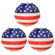 Patriotic Paper Lanterns Set/3