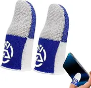 Finger Sleeves,Game Finger Sleeves Sweatproof - 2PCS Thumb Protector Sleeve, Extremely Thin, Light In The Dark For Smooth