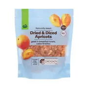 Woolworths Dried & Diced Apricots 200g