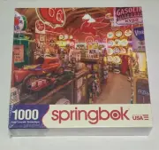 Springbok 1000 Piece Jigsaw Puzzle Route 66 - Made in USA - Sealed
