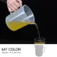 MY COLOR 尖嘴雙面刻度量杯 (500ML) 計量杯 塑料杯 烘焙工具杯 透明杯 毫升杯 【Z071】