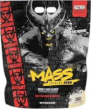 Mutant Mass Extreme Gainer – Whey Protein Powder – Build Muscle Size and Strength – High Density Clean Calories (Cookies and Cream, 12 lb)