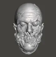 Karl Ruprecht Kroenen Hellboy v2 custom head for 4" 6" 7" 12" action figures