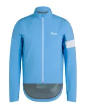 RAPHA Men's Core Bike Rain Jacket WATERPROOF All Aboard/White Alyssum LARGE $180