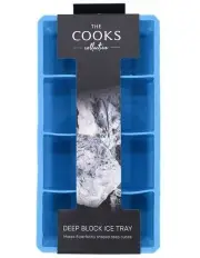 [The Cooks Collective] Deep Block 8 Cube Ice Tray in Blue