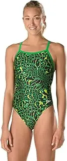 [Speedo] Women's Swimsuit One Piece Endurance+ Flyback Printed Adult Team Colors-Discontinued