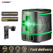 2 Lines Laser Level Meter Horizontal and Vertical Green Beam Self Leveling