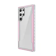 Samsung Galaxy S22 Ultra Compatible Case Cover With Premium Shield Shockproof Heavy - Rose Gold