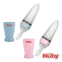 在飛比找蝦皮購物優惠-快樂寶貝 Nuby Nuby 直立式矽膠餵食器