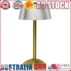 Crystal Table Lamp Metal Bedside Lamp Portable Reading Light for Restaurant Bar