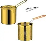 Home Small Deep Fryer Pot Deep Fryers Frying Pot for Outdoor Kitchen