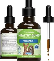 Healthy Gums - Dog Periodontal Health - A Natural, Herbal Supplement for Healthy Gums, Teeth and Breath 2 Ounces