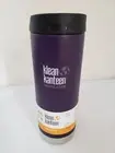 KLEAN KANTEEN TKWide Insulated Coffee Tumbler Cafe Cap 16 oz Kalamata Purple NEW