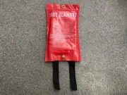 Fire Blanket 1m x 1m Home Kitchen Office Caravan Boat Emergency Good Quality