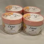 4 Pack- Dove Exfoliating Body Polish GENTLE Colloidal Oatmeal & Calendula OIL