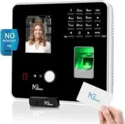 Ngteco MB2 Time Clock in Machine for Employees Small Business with Face, Fing...