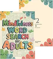 Word Search Books, Word Find Puzzles, Portable Brain Exercise Activities, Entertainment Games for Home and Travel