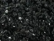 Sequins Cup 8mm Black Opaque 25g Craft DIY Sewing Sew Cupped