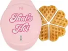 Paris Hilton Heart Waffle Maker, Makes 5 Mini Shaped Waffles or 1 Pink