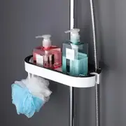 Hanging Shower Rack Storage Rack Tray Adjustable Height Bathroom Accessories