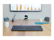 LOGITECH K400+WIRELESS KEYBOARD WITH INTEGRATED TOUCH PAD UNIFYING RECEIVER,BLK -1YR WTY