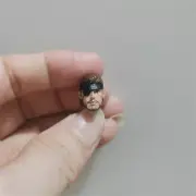 Painted 1/18 Scale The Metal Gear Solid Snake Head Sculpt Fit 3.75" Figure