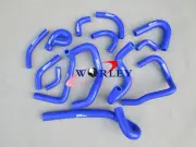 For NISSAN skyline R33 R34 GTR RB26DET silicone heater hose kit BLUE