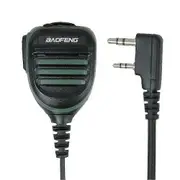 Durable Speaker Microphone For Baofeng 888S 5R UV82 8D 5RE 5RA Speaker Mic Headset Two Way Radio Handheld Speaker Walkie Talkie Green