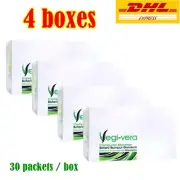 4x Vegi-Vera Zhulian Wheat Grass Leaf Extract Supplement Powder Drink Enzyme
