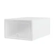 Artiss Shoe Box Rack DIY Set of 24 Stackable White Abel