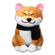 Kawaii Stuffed Plush Toy Doge Puppy Doll With Scarf Shiba Inu Dog Soft Cute Gift
