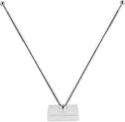 HOODANCOS Shaped Desk Flag Pole with Wear Resistant Base Stable Flag Holder for Office Conference and Events Display
