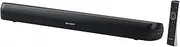 SHARP HT-SB107 2.0 Soundbar, 90W Small Wireless Bluetooth Soundbar for TV and Device Streaming with Aux, USB Playback, HDMI ARC/CEC & Digital Optical-in, Wall Mountable or Table Top Sound Bar -Black