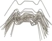 GANAZONO 50pcs Nail Garden Leaf Spring Clips Greenhouse Glass Fixing Clip Glass Pane Clamp W Clips for Greenhouse Wire Fixing Clip Plant Clips Green House Wire Clips Stainless Steel Window
