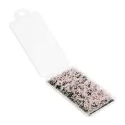 1 Set/28Pcs Miniature Static Flower Cluster Grass Tuft Model, Pink