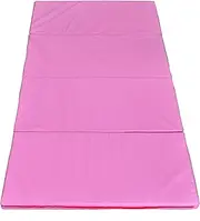 Large 240cm X 120cm X 4cm Gymnastics Folding Gym Exercise Yoga Mat - Pink